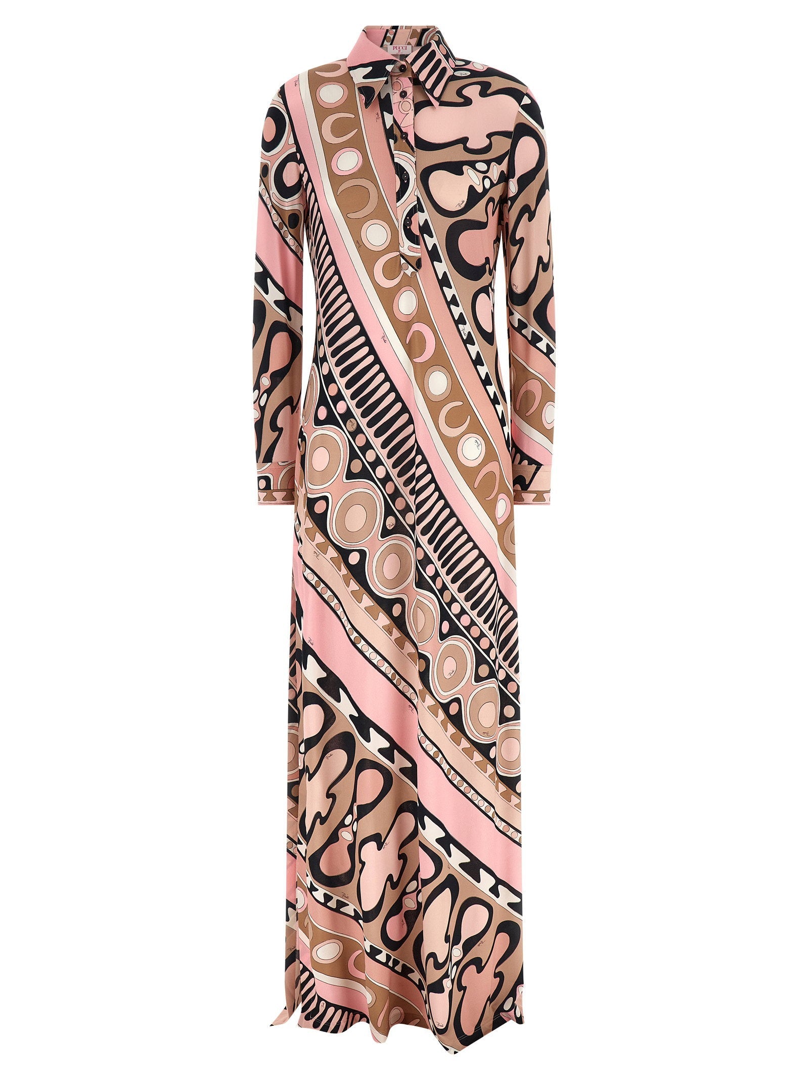 Emilio Pucci Emilio Pucci Soleil Print Chemisier Dress