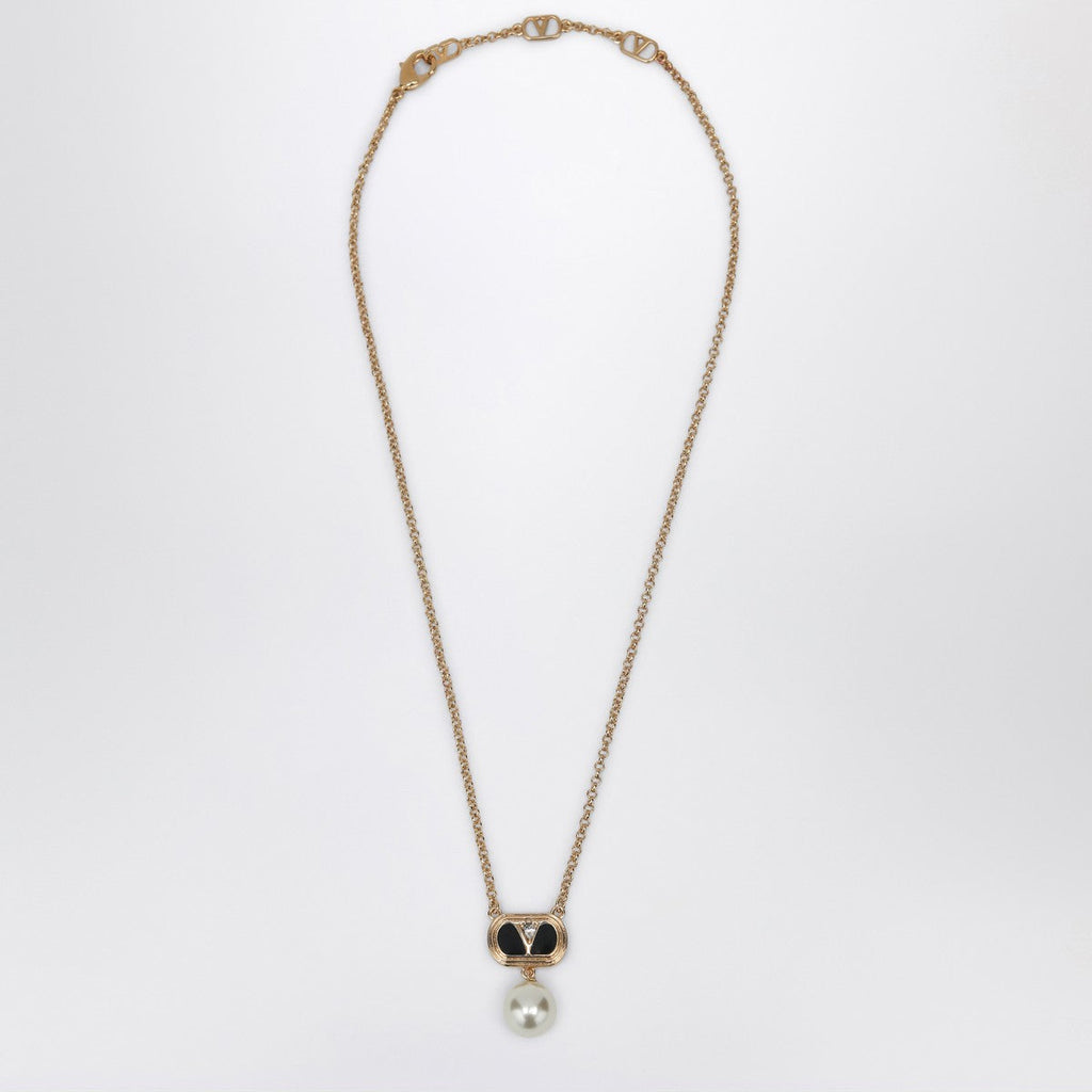Valentino Garavani Valentino Garavani Ovalette necklace with Swarovski pearl