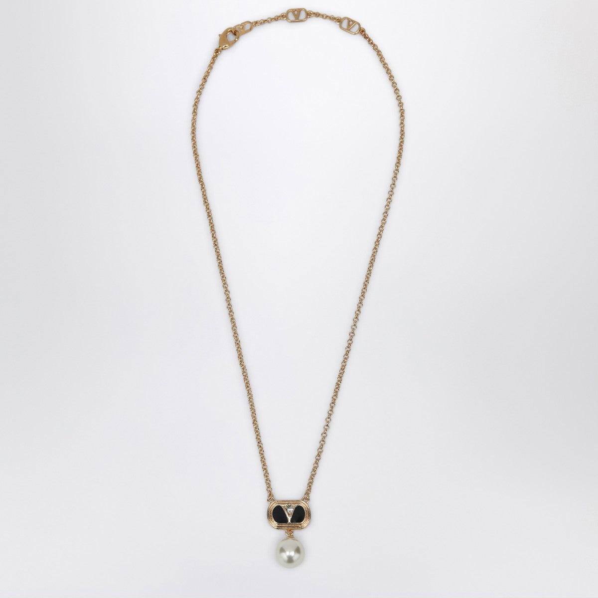 Valentino Garavani Valentino Garavani Ovalette necklace with Swarovski pearl