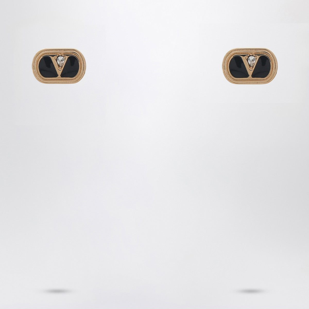 Valentino Garavani Valentino Garavani Oval earrings with crystals