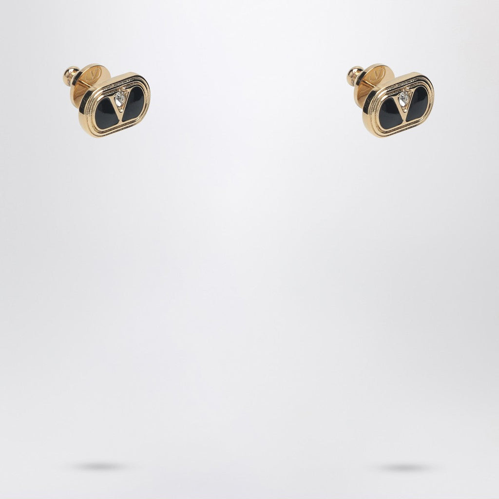 Valentino Garavani Valentino Garavani Oval earrings with crystals