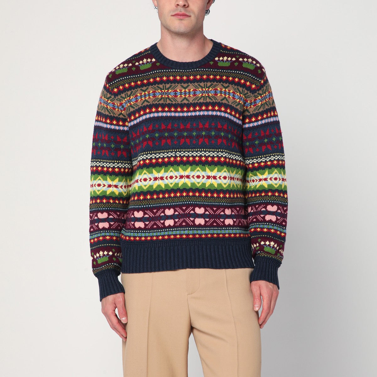 Polo Ralph Lauren Polo Ralph Lauren Multicolored crew neck sweater with intarsia