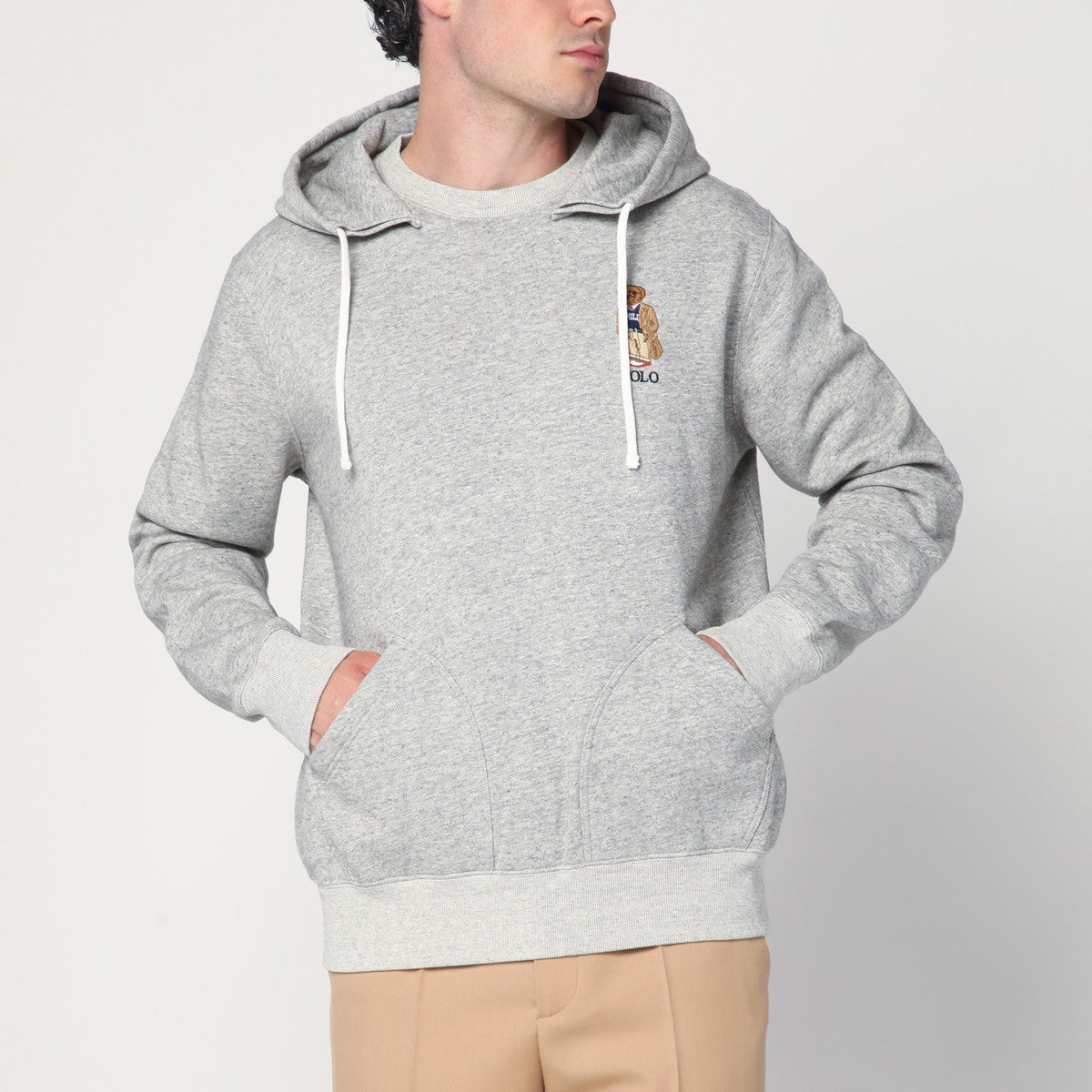 Polo Ralph Lauren Polo Ralph Lauren Gray Polo Bear hoodie
