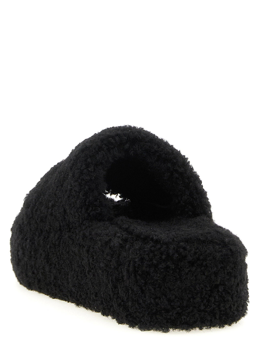 Balenciaga Balenciaga Furry Platform Slides