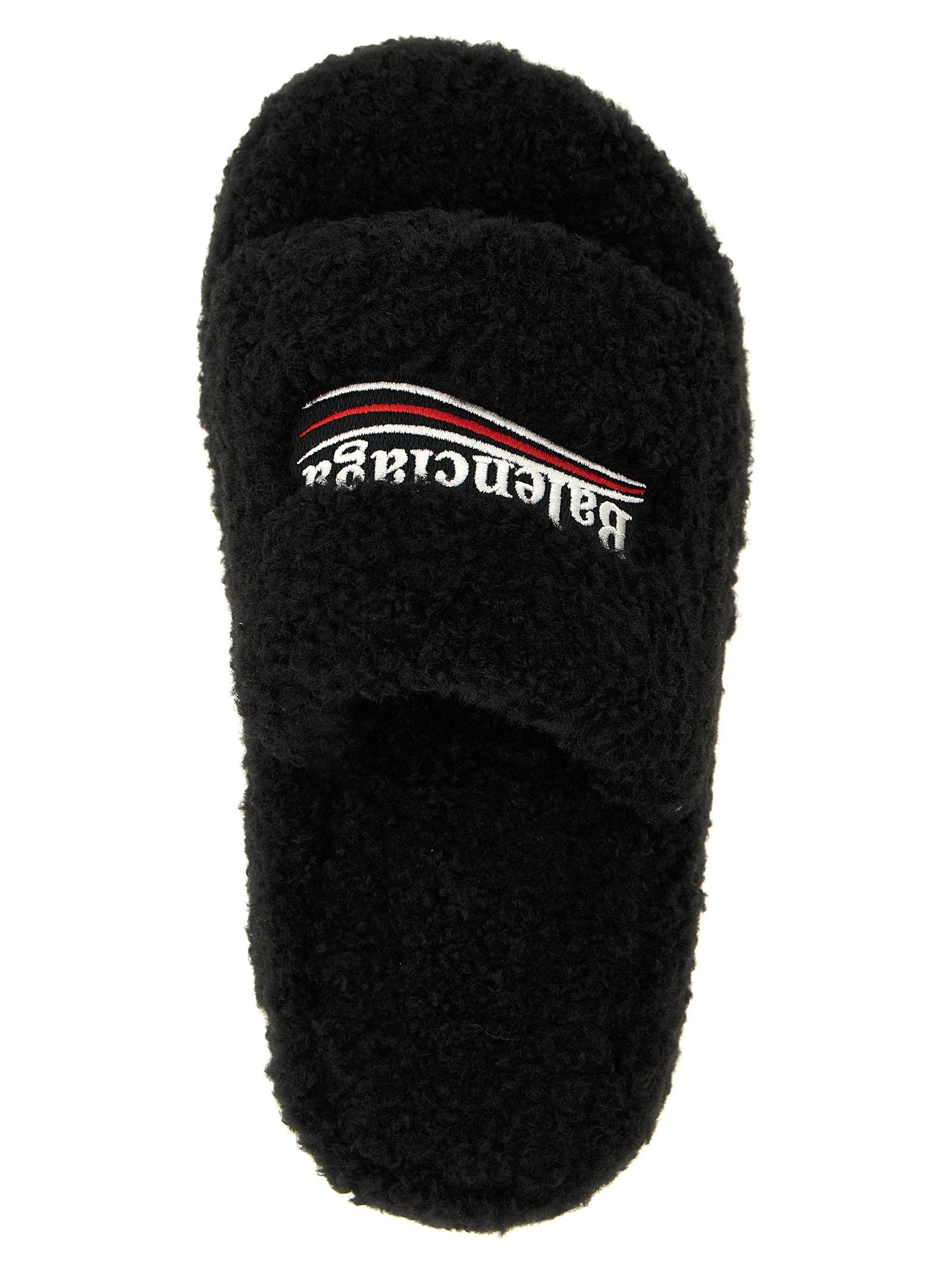 Balenciaga Balenciaga Furry Platform Slides