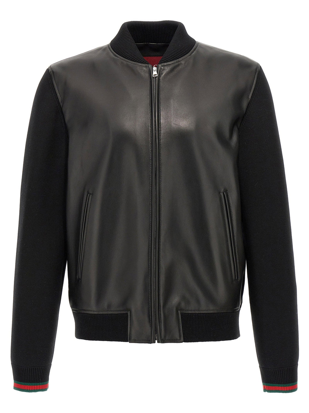 Gucci Gucci Bimaterial Bomber Jacket