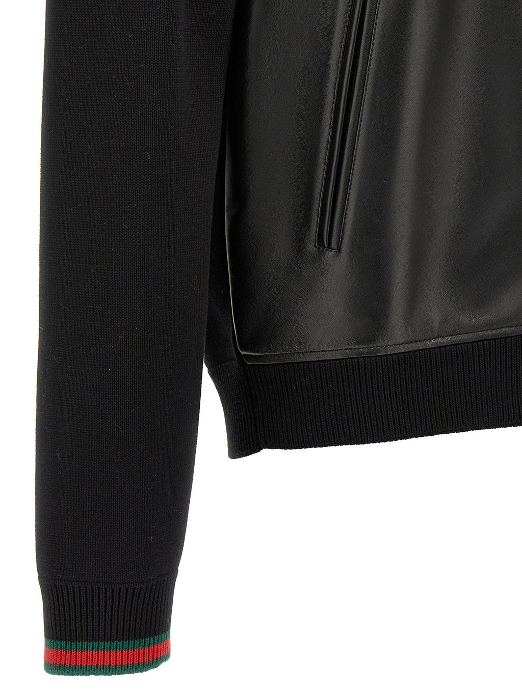 Gucci Gucci Bimaterial Bomber Jacket