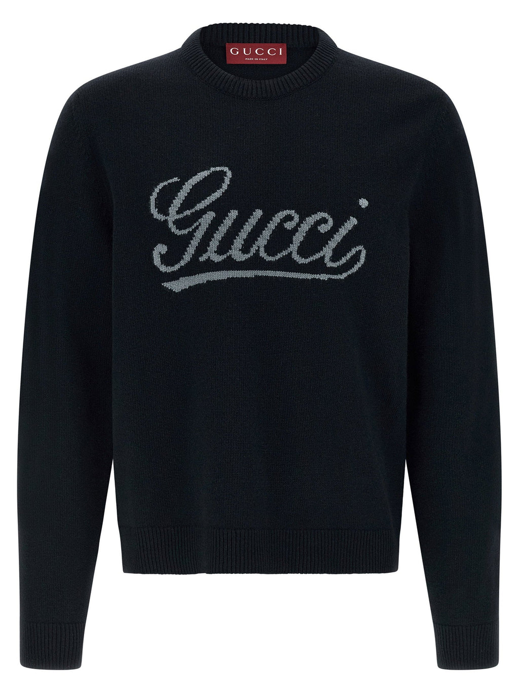 Gucci Gucci Logo Intarsia Sweater