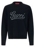 Gucci Gucci Logo Intarsia Sweater