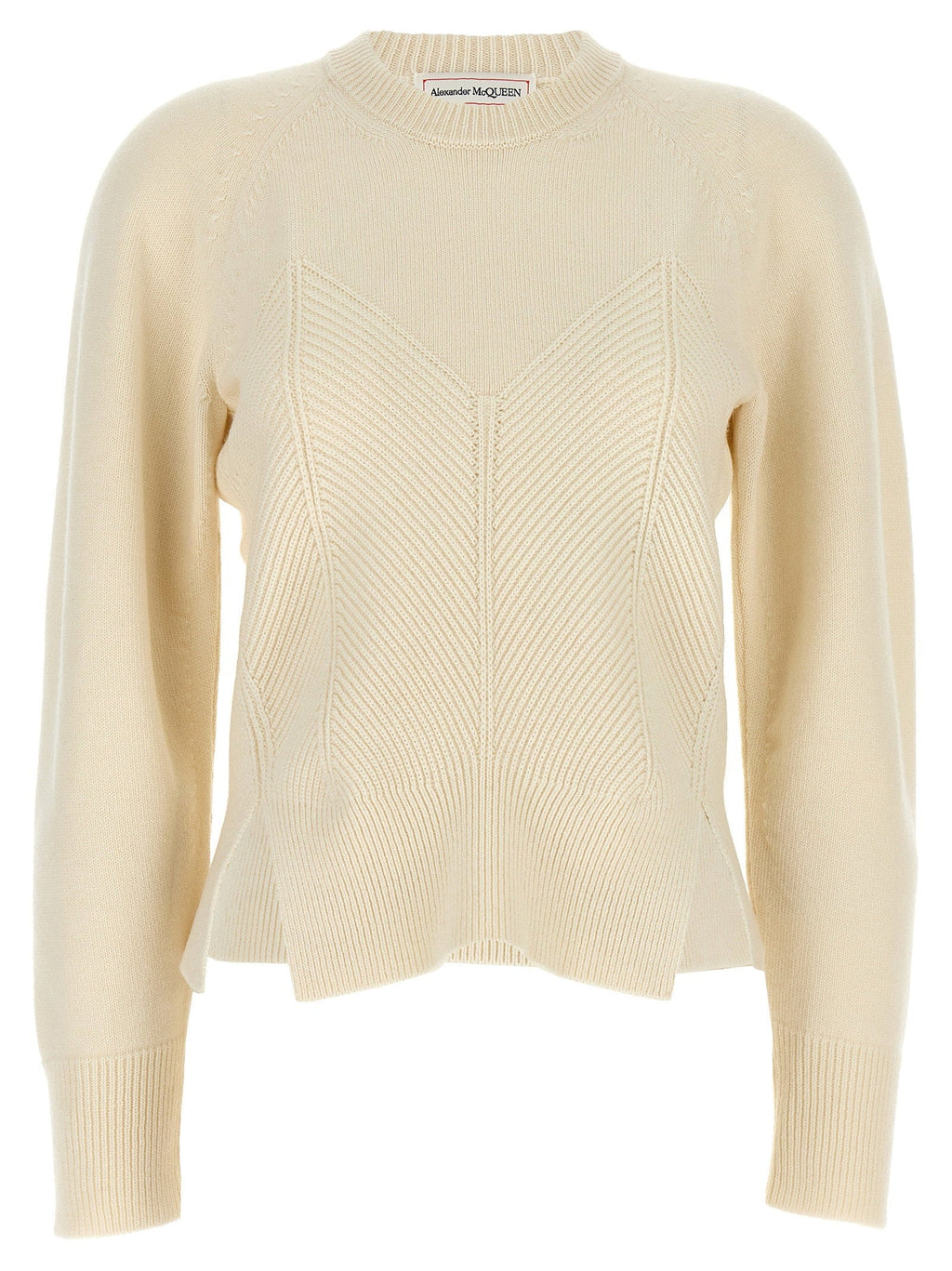 Alexander McQueen Alexander McQueen Chevron Corset Sweater