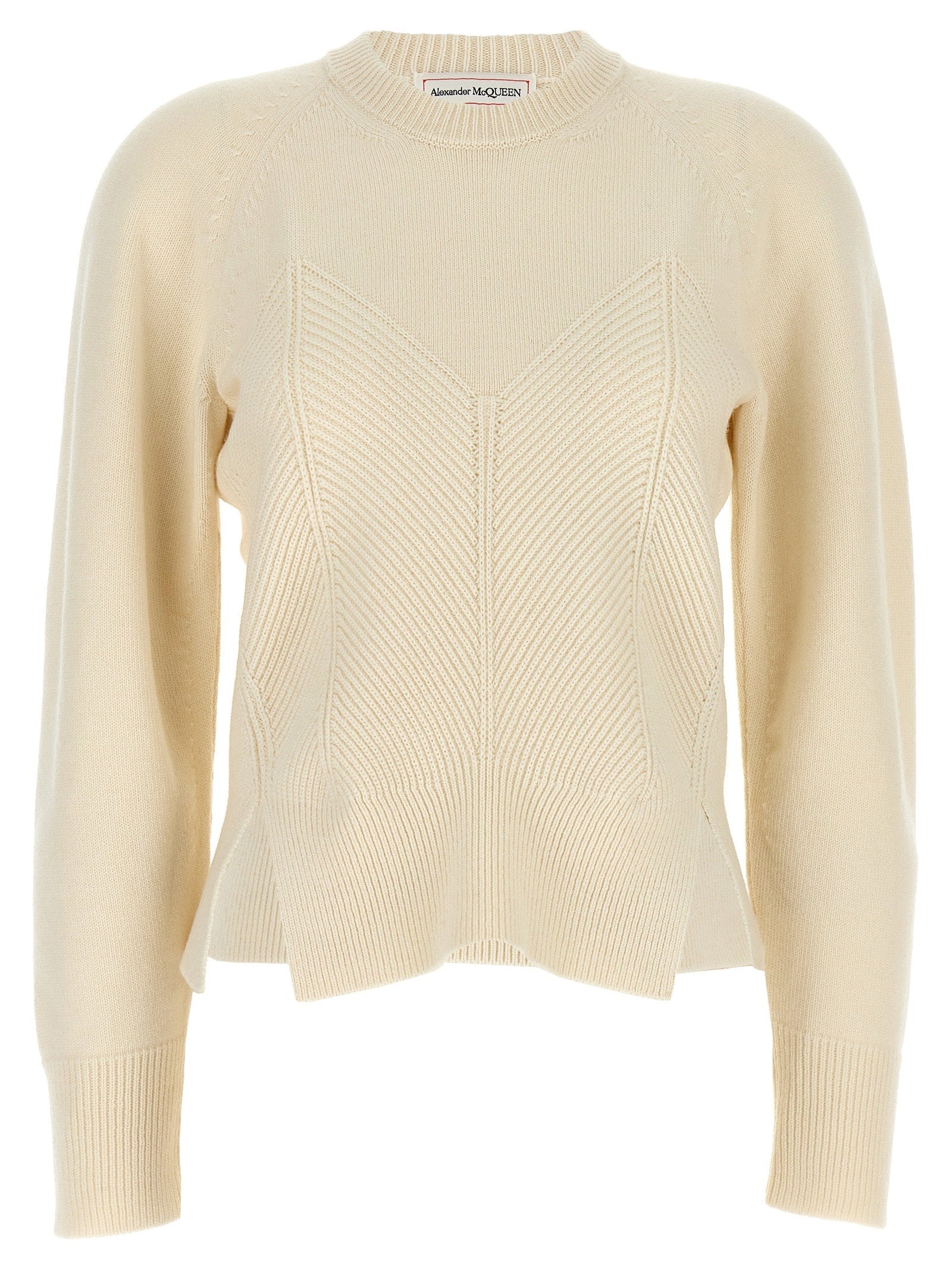 Alexander McQueen Alexander McQueen Chevron Corset Sweater
