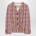 Valentino Valentino Check-pattern jacket in virgin wool and cotton