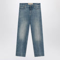 Valentino Valentino Faded-effect blue jeans