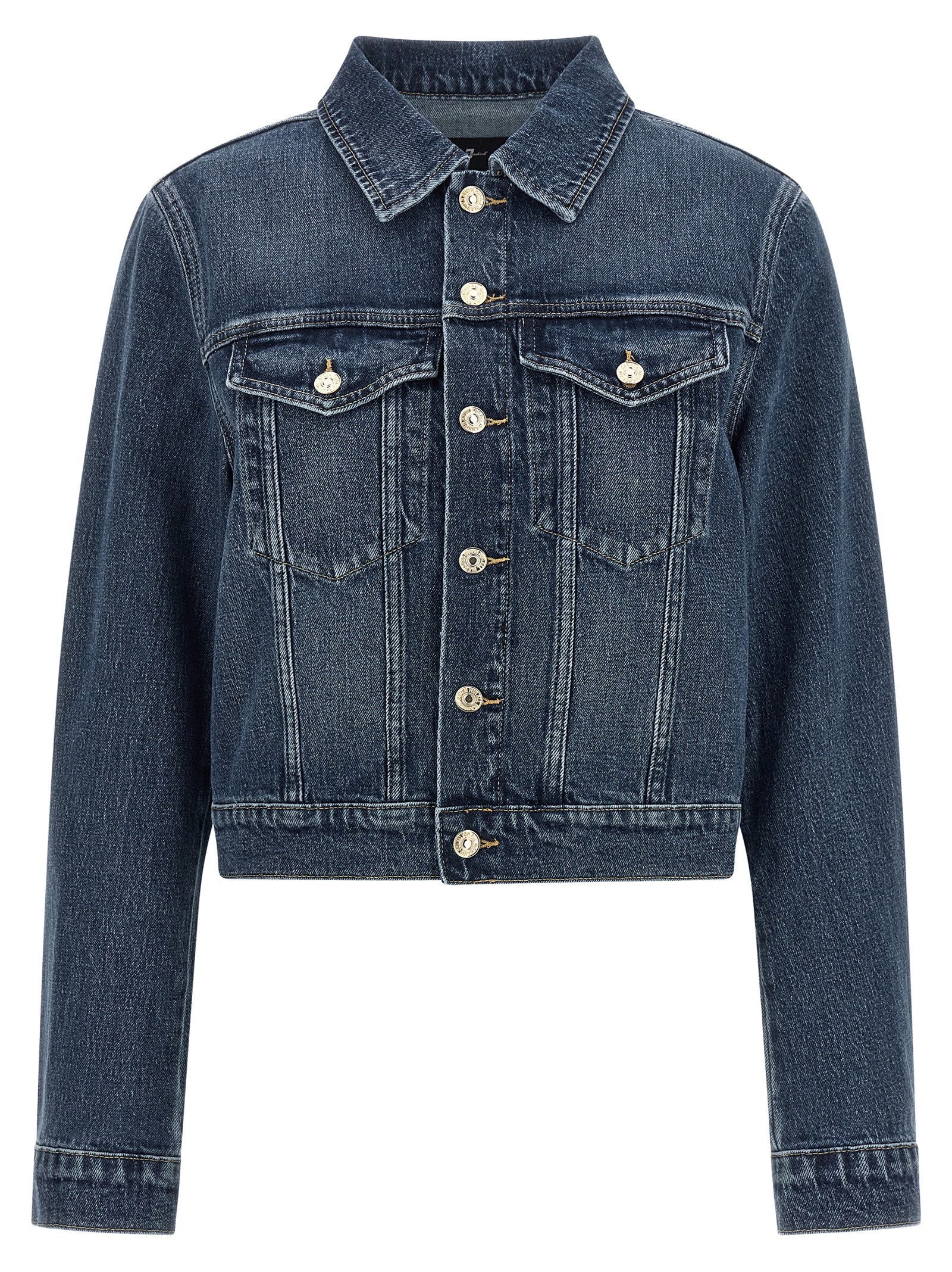 7 For All Mankind 7 For All Mankind Darted Shrunken Jacket