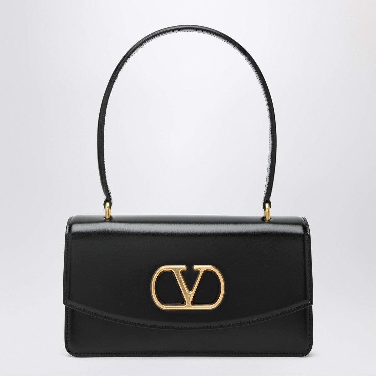 Valentino Garavani Valentino Garavani Vain bag in black glossy calfskin
