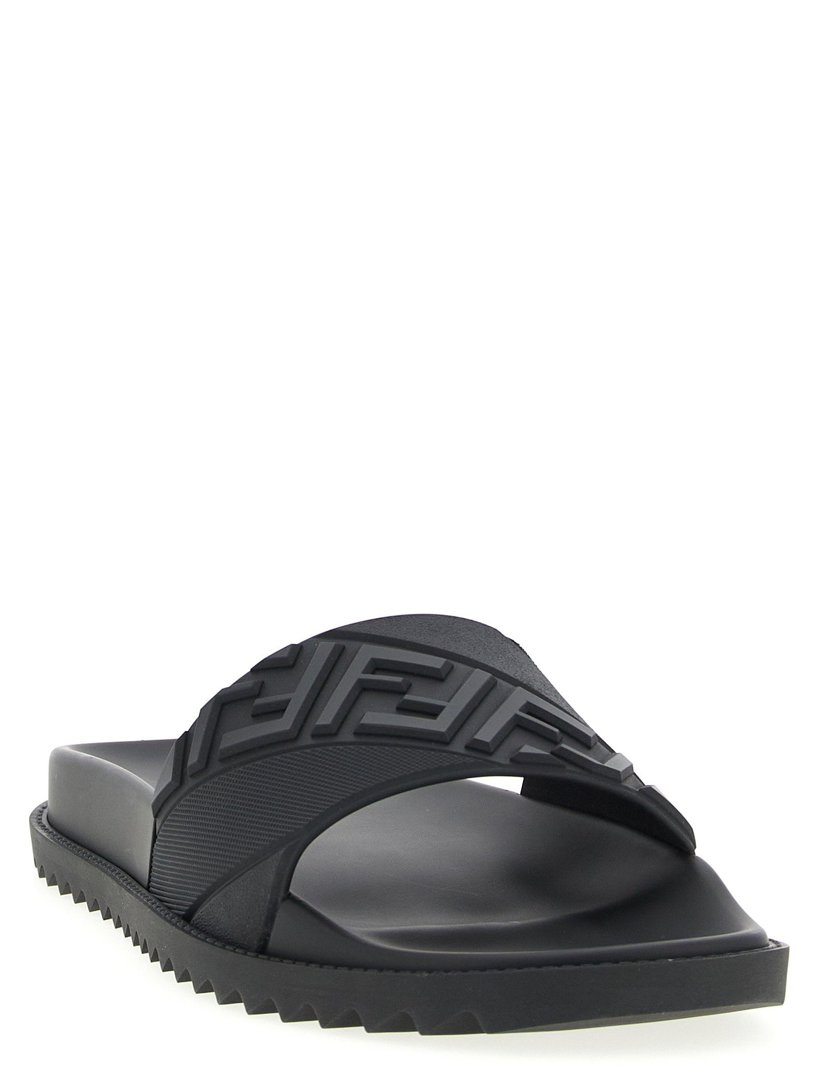 Fendi Fendi Logo Band Slides