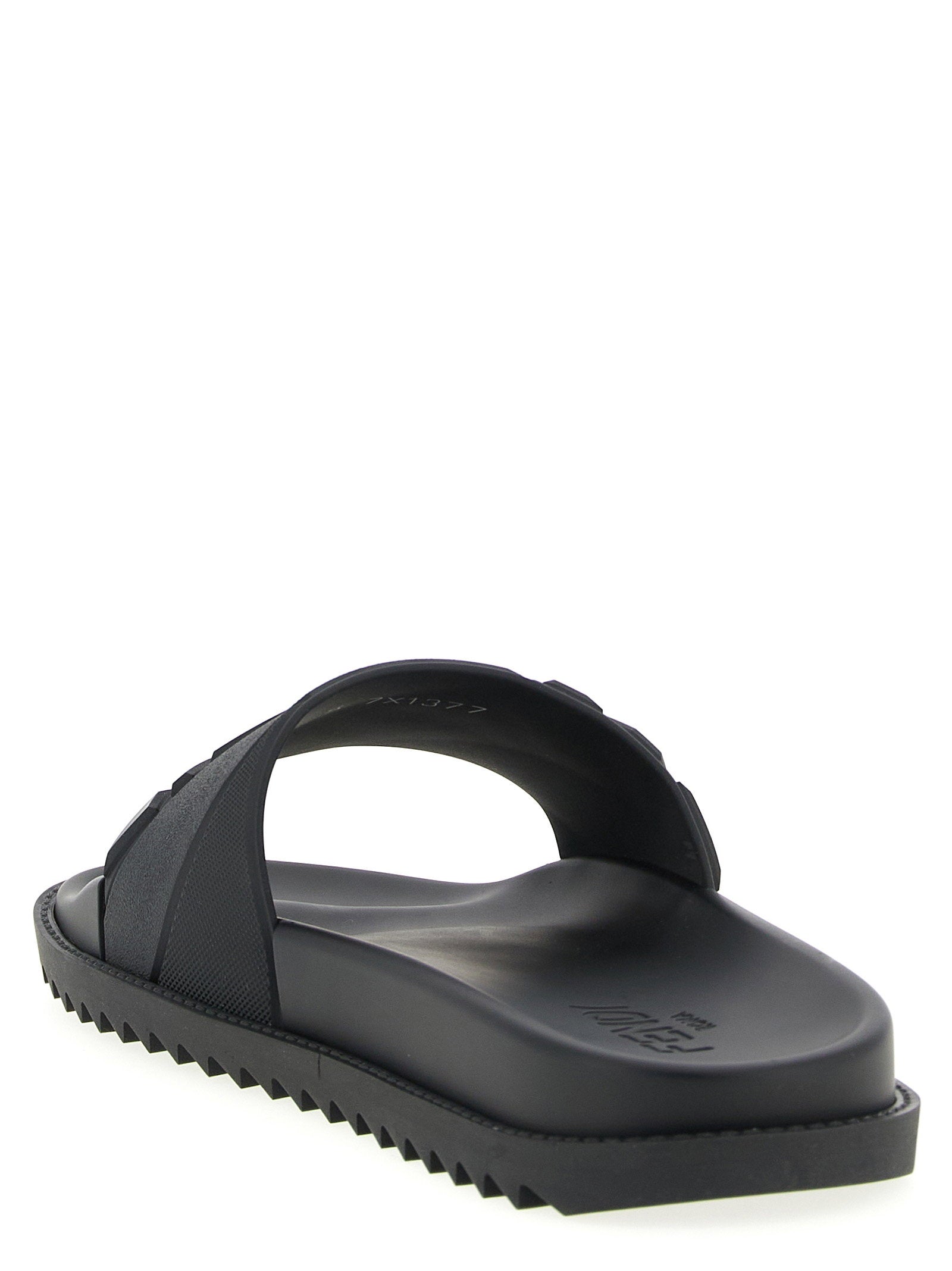 Fendi Fendi Logo Band Slides