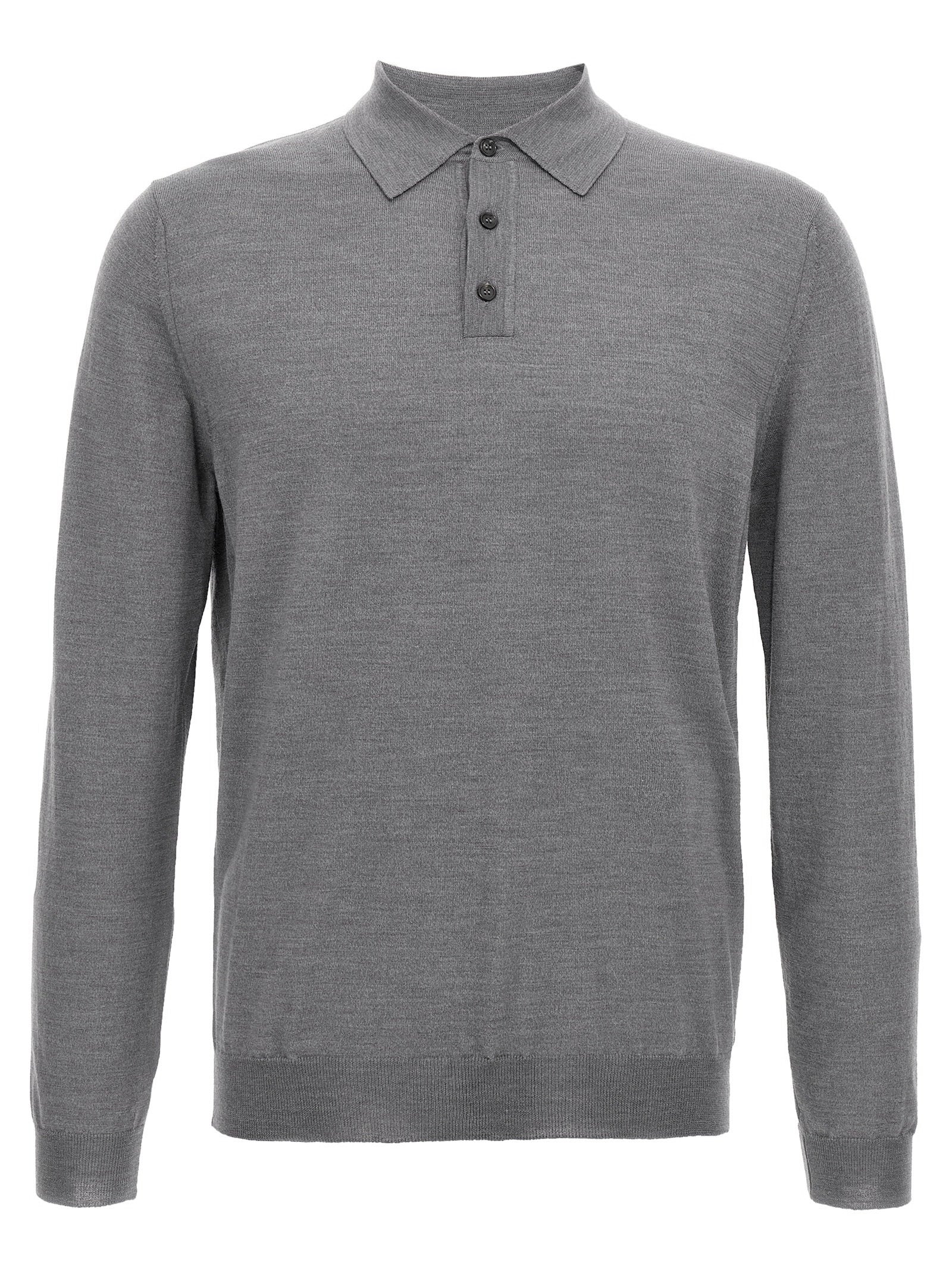 Zanone Zanone Virgin Wool Polo Shirt