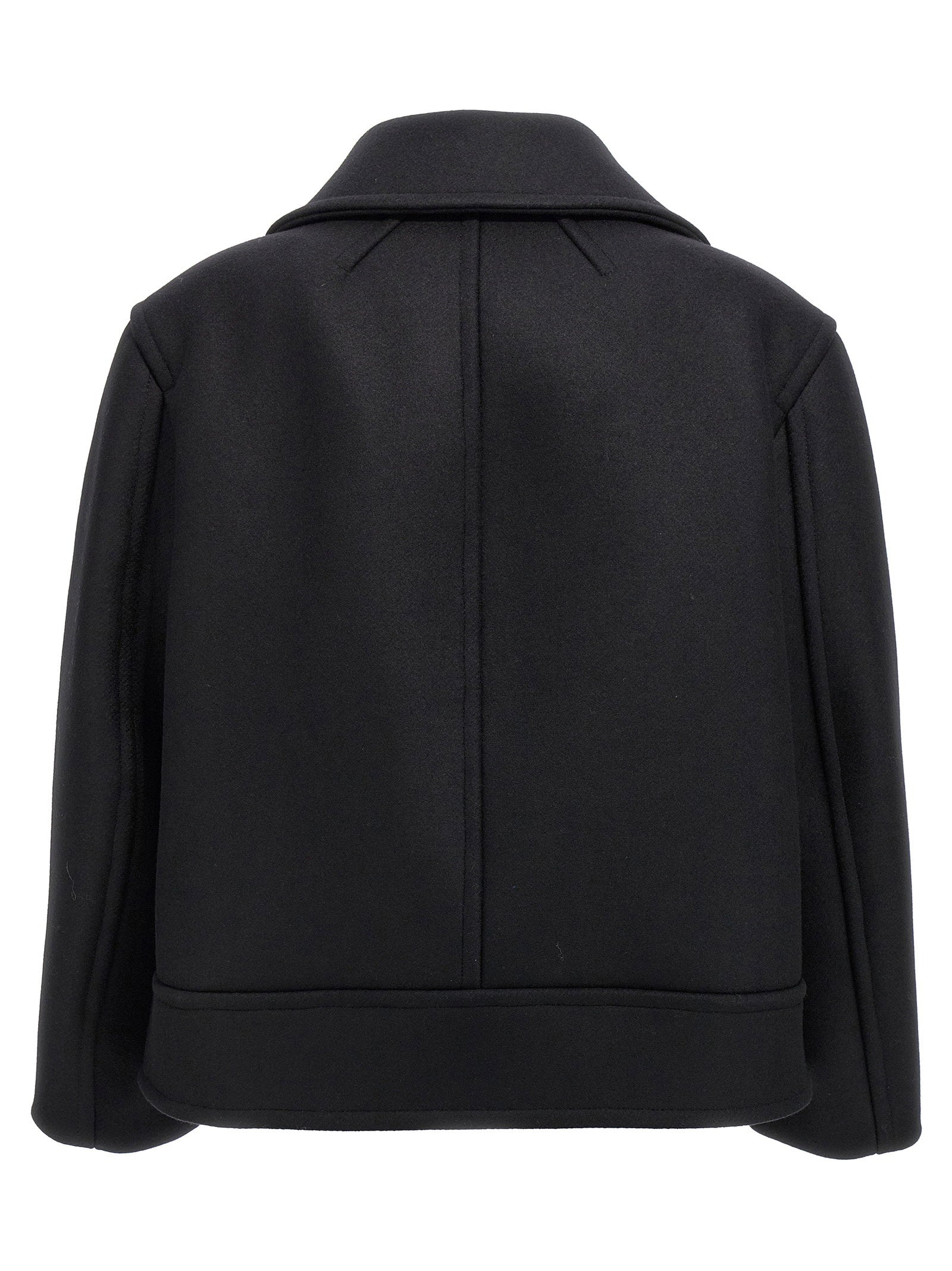 Saint Laurent Saint Laurent Oversized Caban Coat