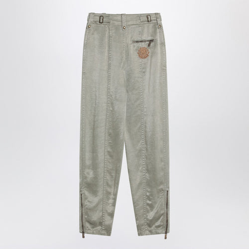 Burberry Burberry Trousers with B Shield emblem in lyocell
