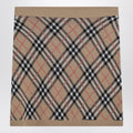 Burberry Burberry Wool and mohair blend check mini skirt