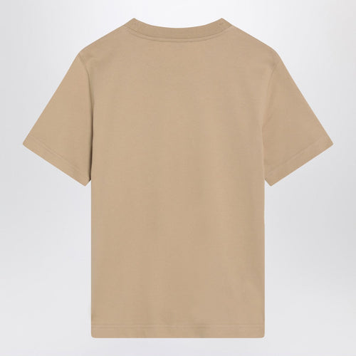 Burberry Burberry Light beige T-shirt with Equestrian Knight Design