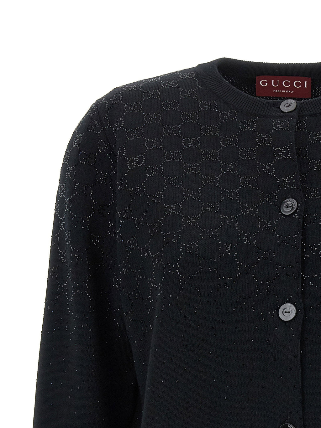 Gucci Gucci Gg Crystal Cardigan