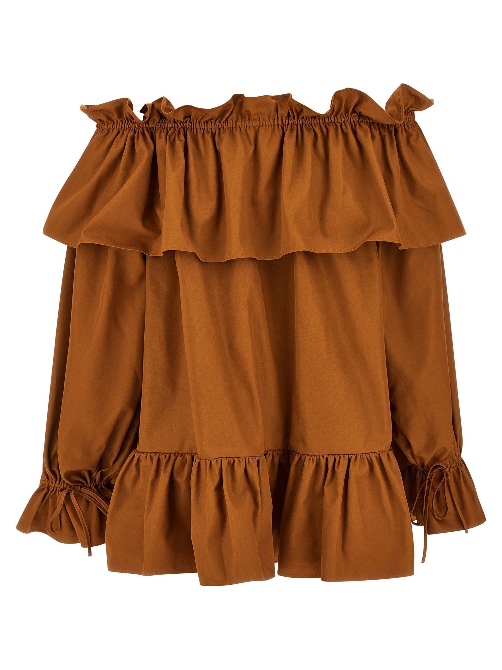 Saint Laurent Saint Laurent Flounces Mini Dress
