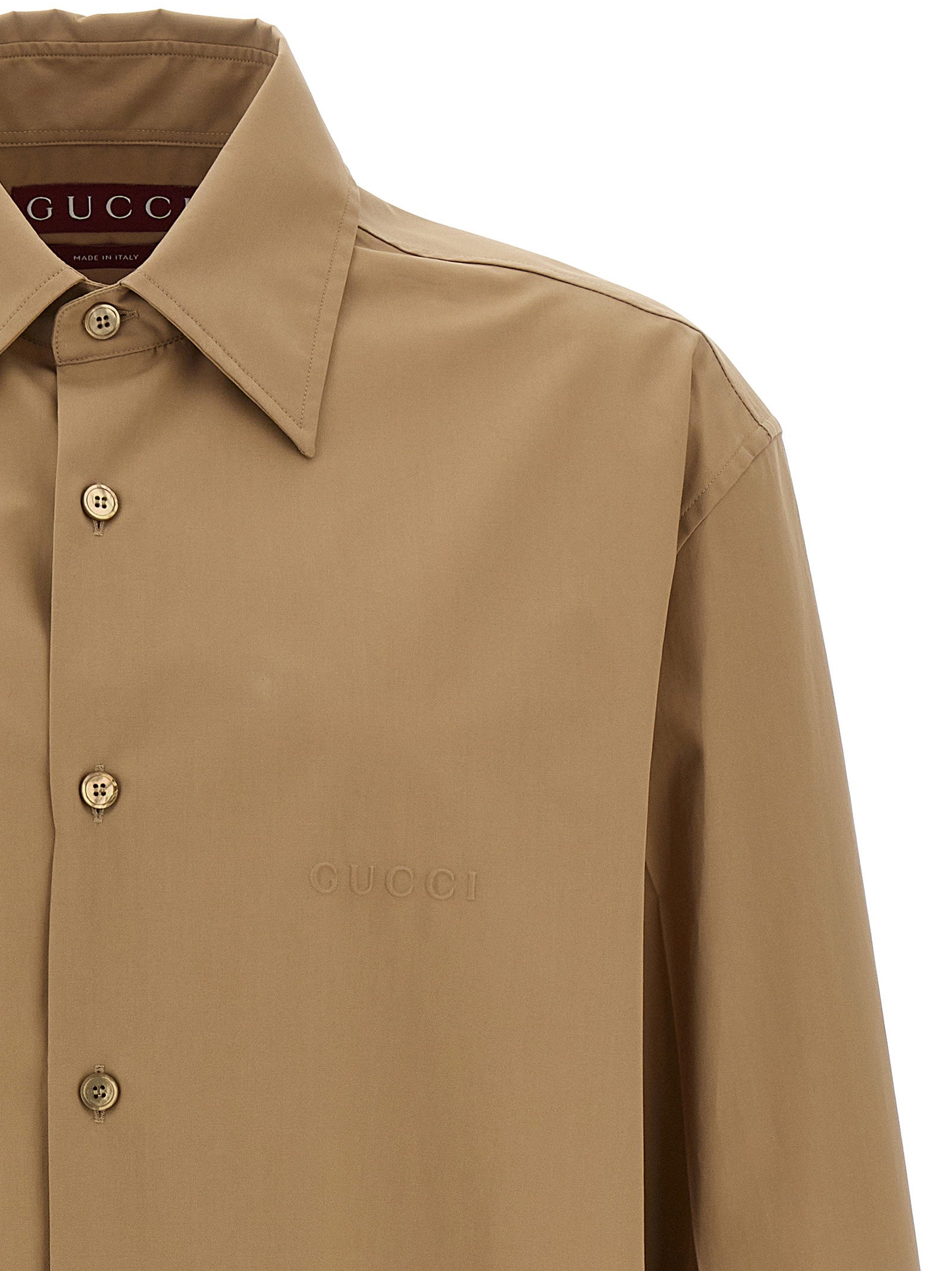 Gucci Gucci Embossed Logo Shirt
