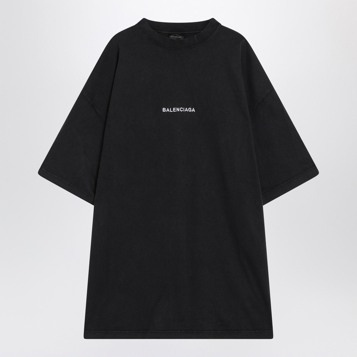 Balenciaga Balenciaga Faded black dry fleece Uniform Merch T-shirt