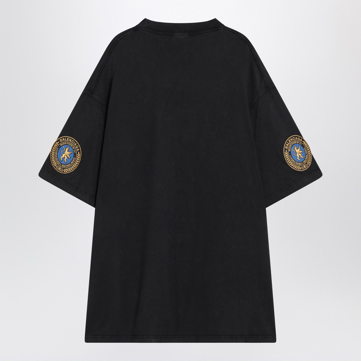 Balenciaga Balenciaga Faded black dry fleece Uniform Merch T-shirt