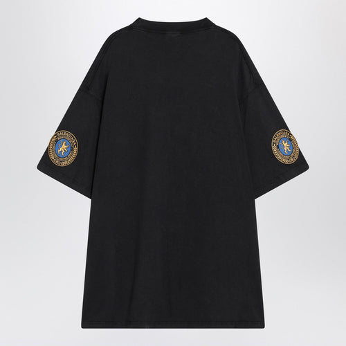 Balenciaga Balenciaga Faded black dry fleece Uniform Merch T-shirt