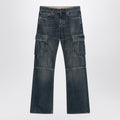 Balenciaga Balenciaga Blue Cargo Regular jeans with a faded effect