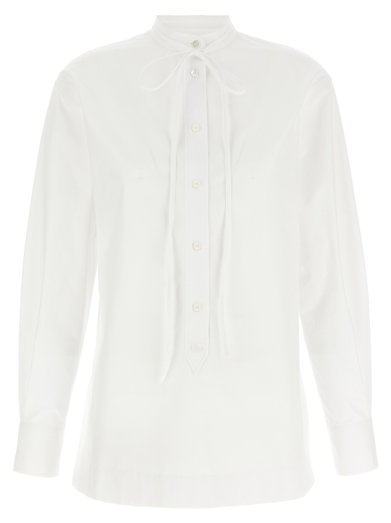 Gucci Gucci Double G Embroidery Shirt