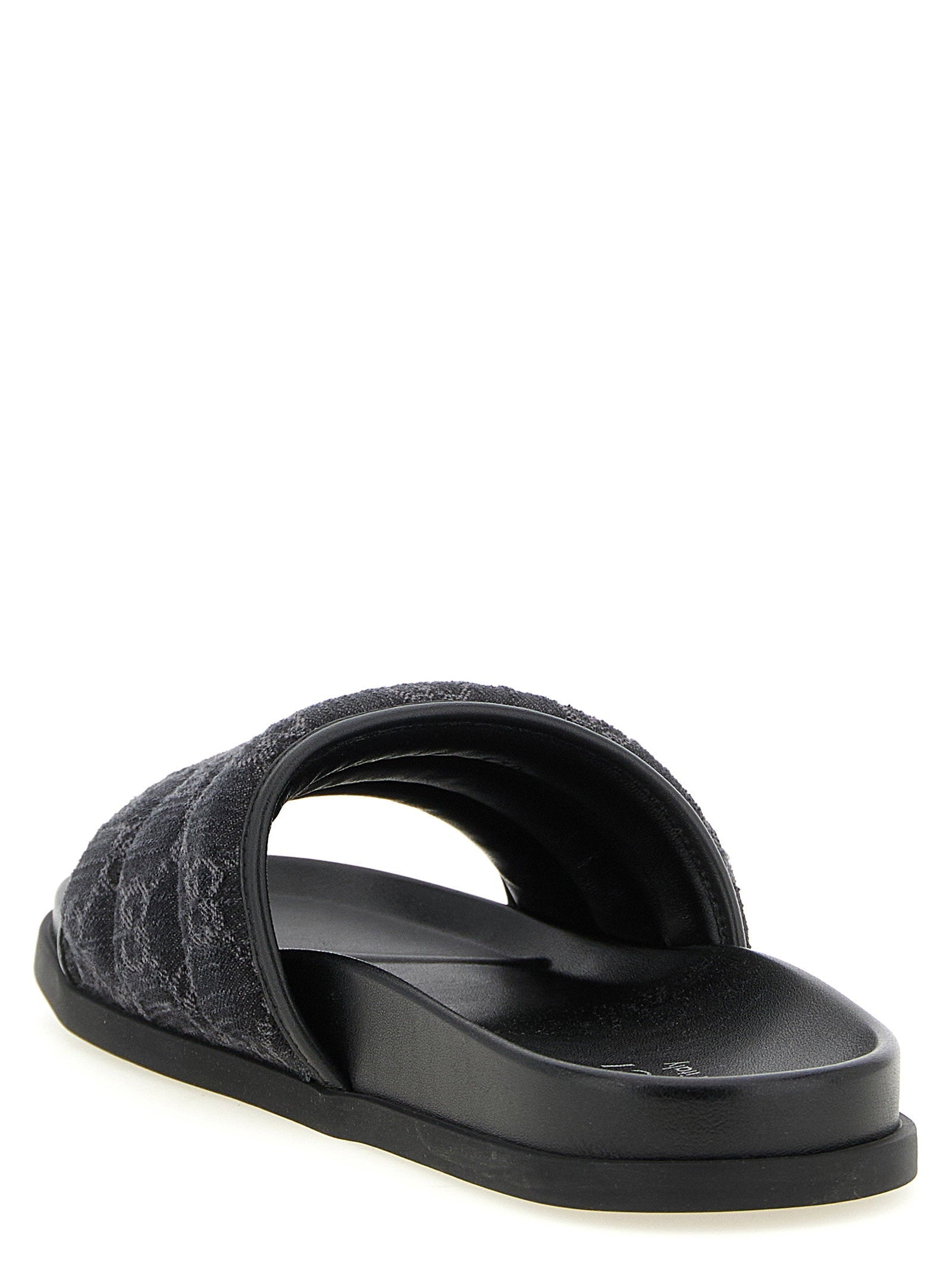 Gucci Gucci Gg Denim Slides