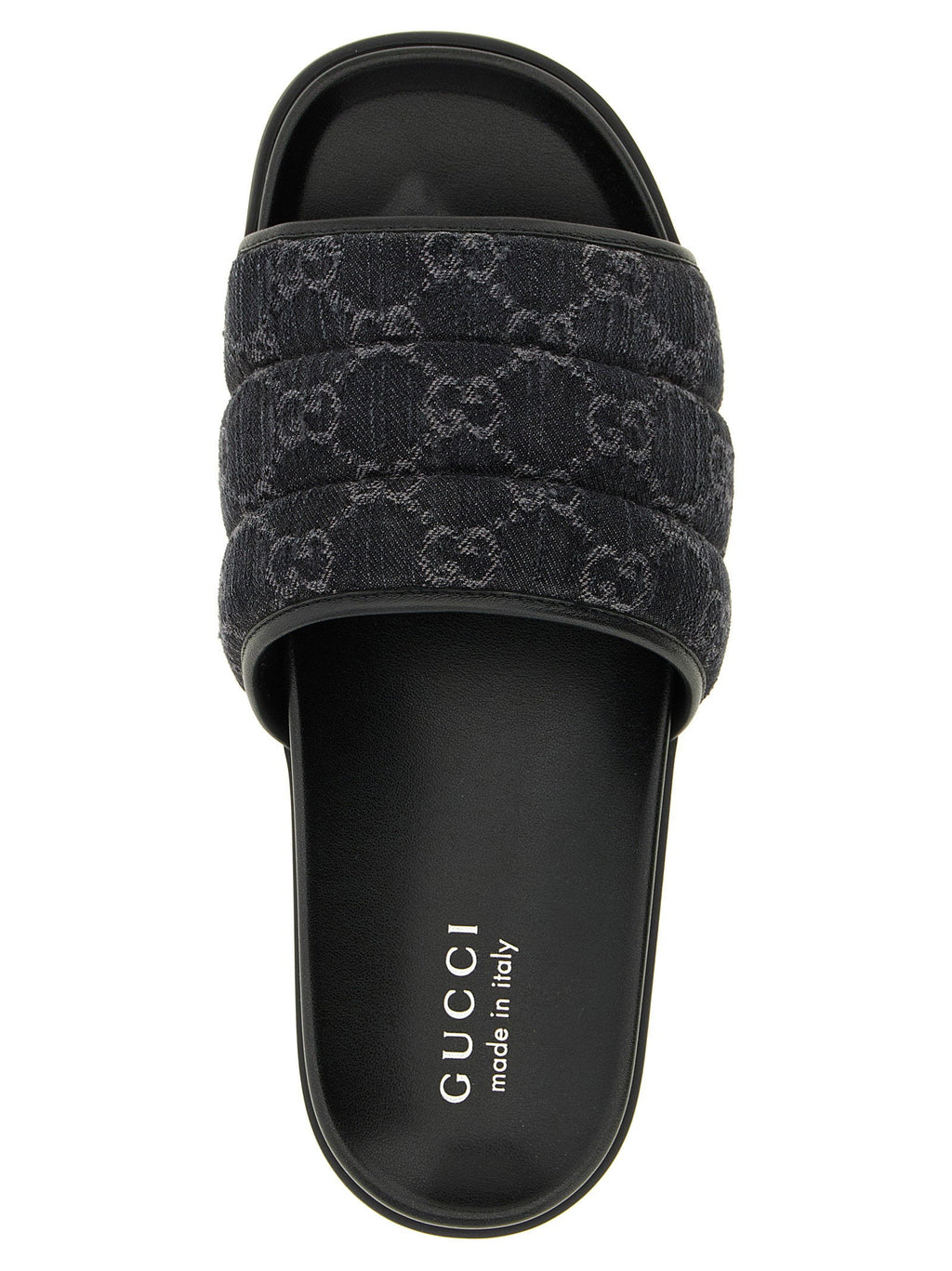 Gucci Gucci Gg Denim Slides