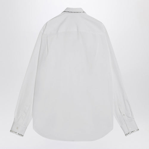 Alexander Mcqueen Alexander McQueen White cotton shirt with studs