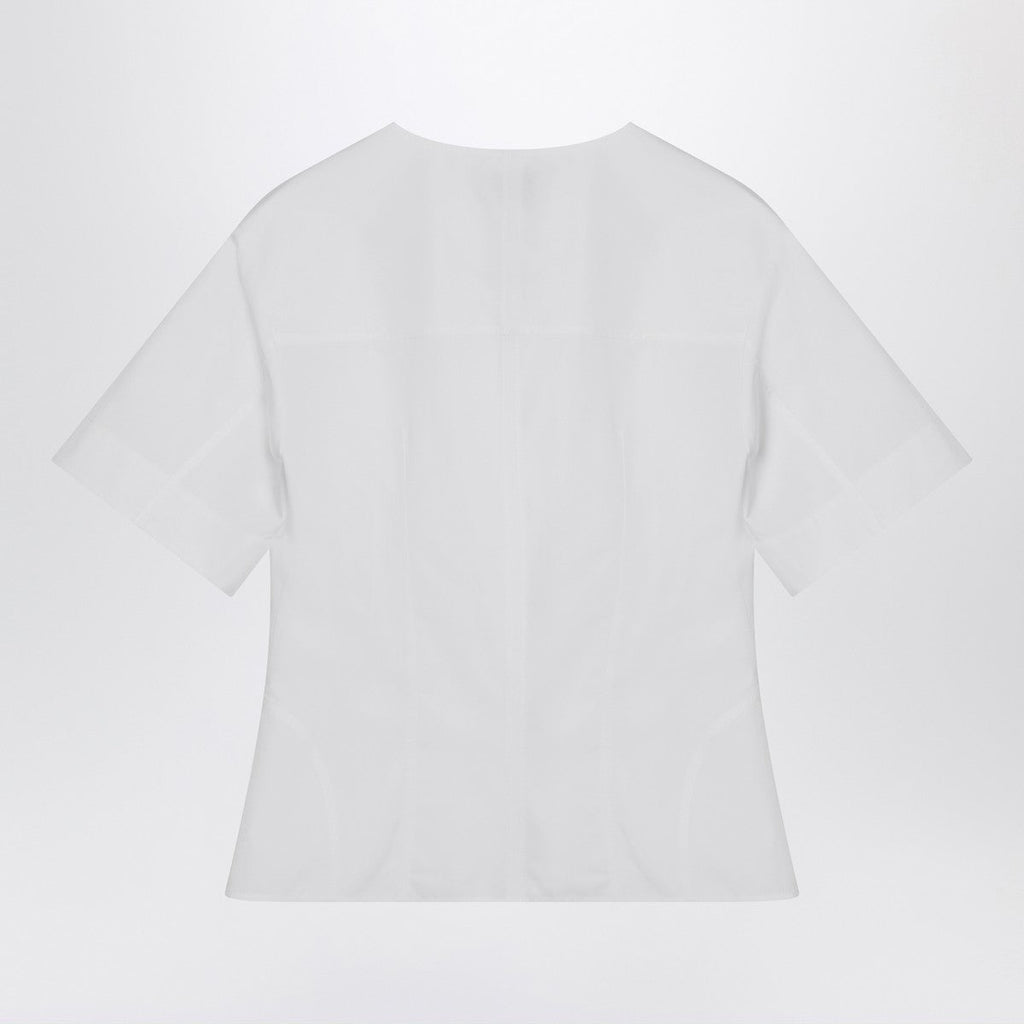 Alexander Mcqueen Alexander McQueen White corset shirt in poplin