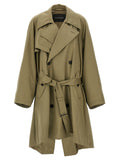 Balenciaga Balenciaga Draped Neck Trench Coat