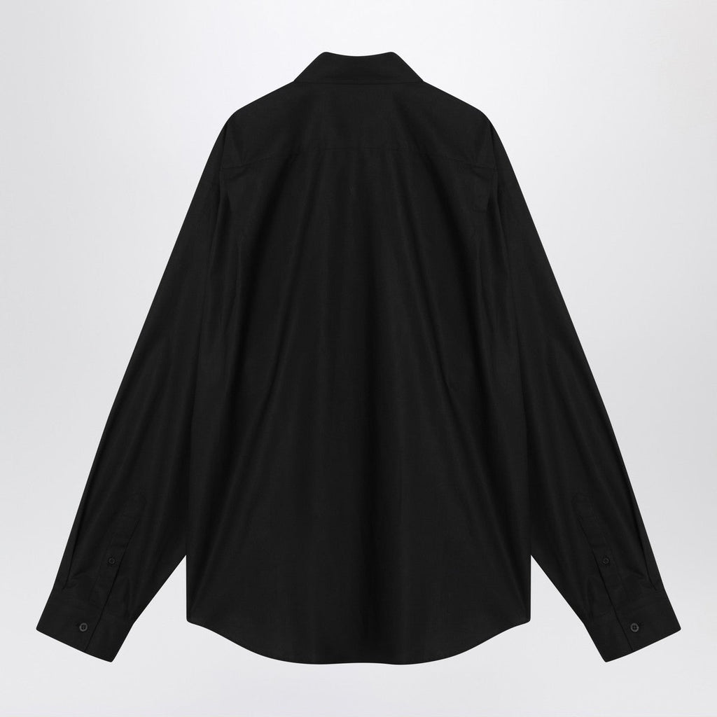 Balenciaga Balenciaga Black cotton shirt with logo