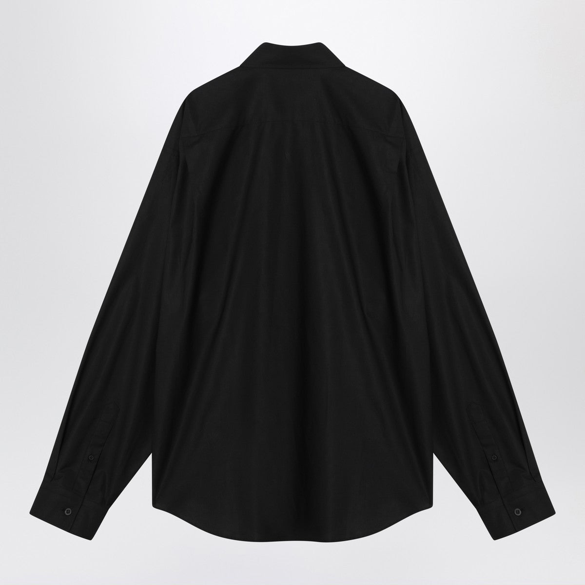 Balenciaga Balenciaga Black cotton shirt with logo