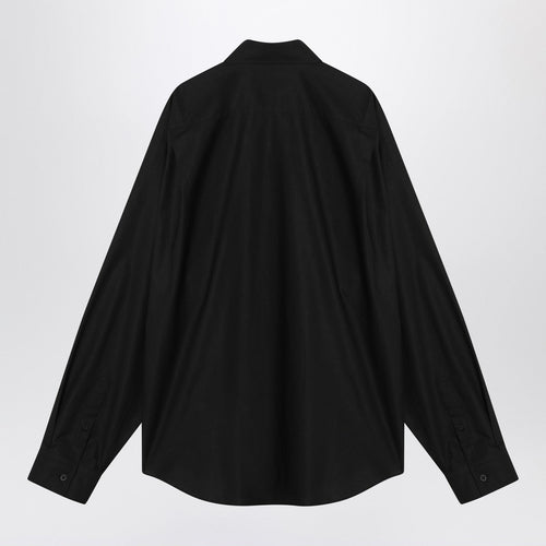 Balenciaga Balenciaga Black cotton shirt with logo