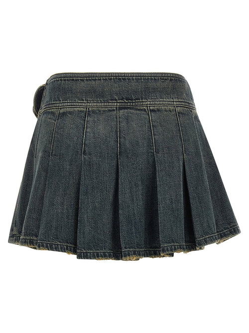 Balenciaga Balenciaga Buckle Pleated Skirt