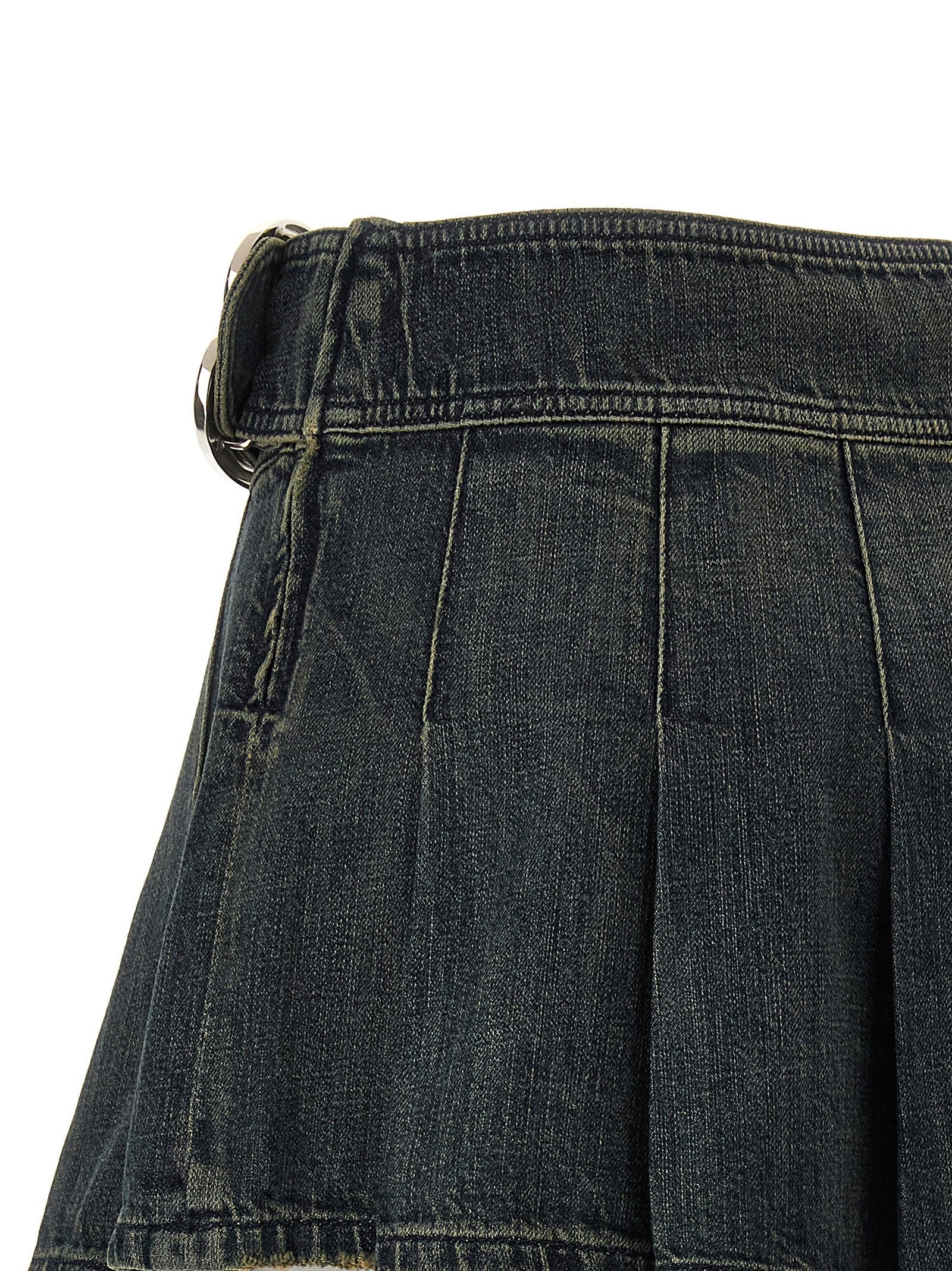 Balenciaga Balenciaga Buckle Pleated Skirt