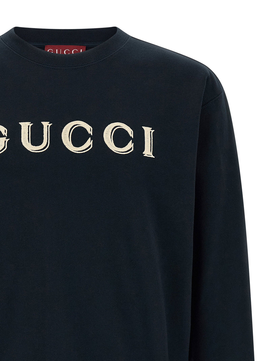 Gucci Gucci Logo Embroidery Sweatshirt