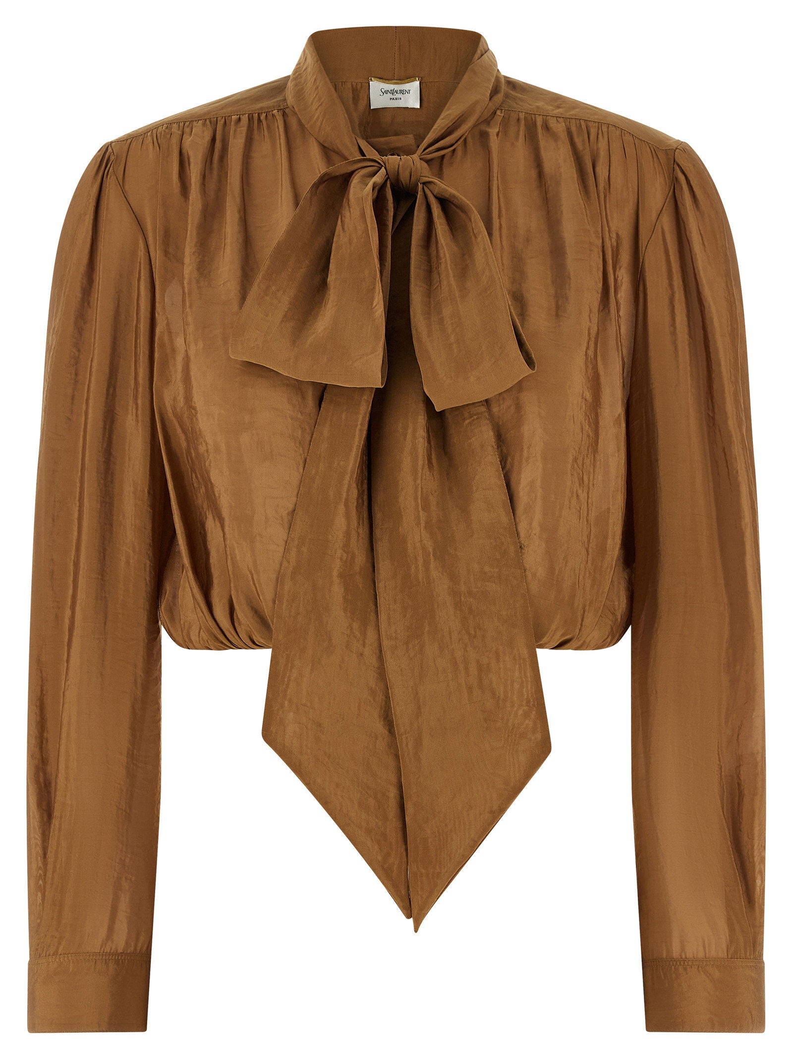 Saint Laurent Saint Laurent Lavallière Neck Blouse