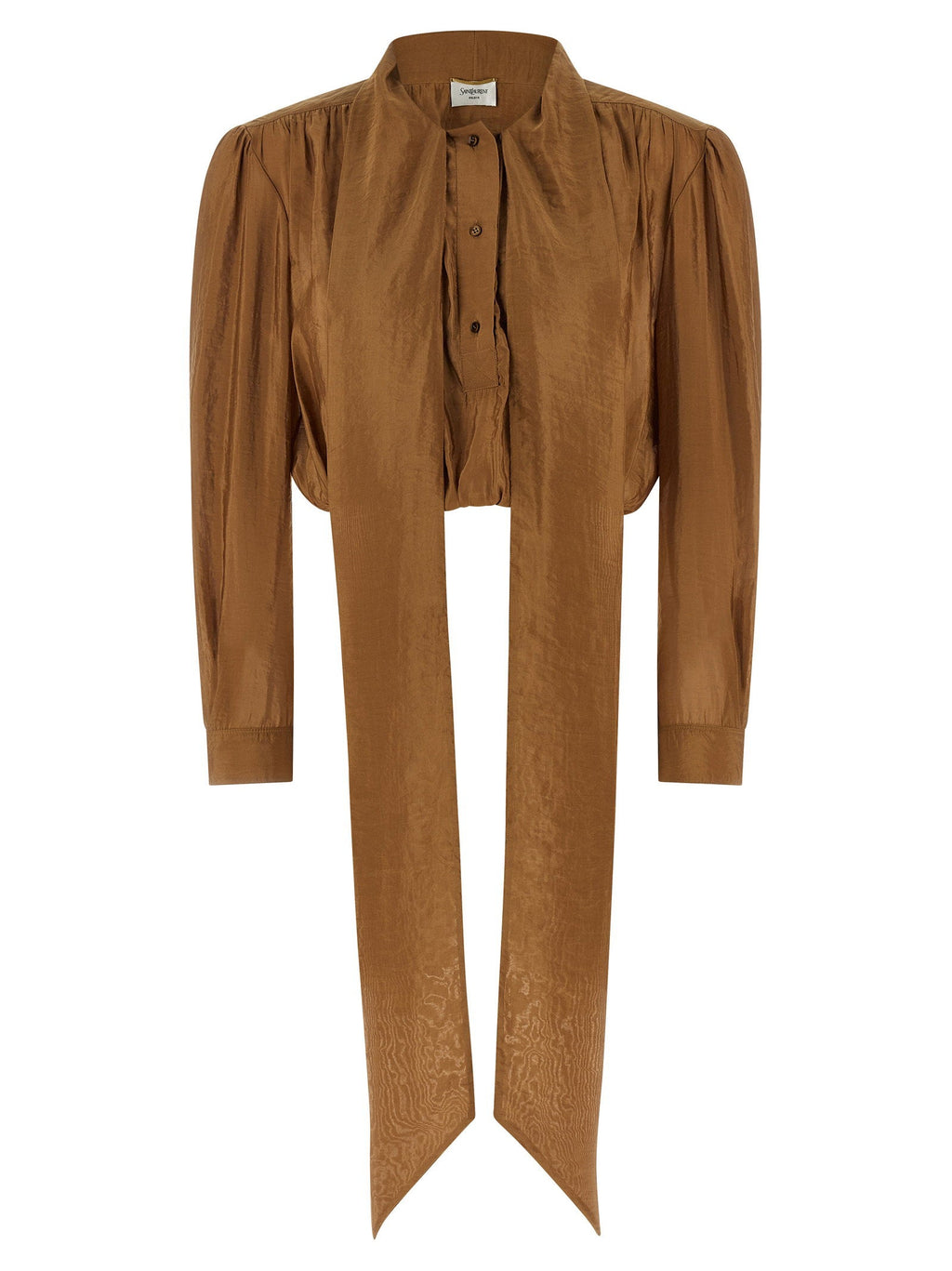 Saint Laurent Saint Laurent Lavallière Neck Blouse