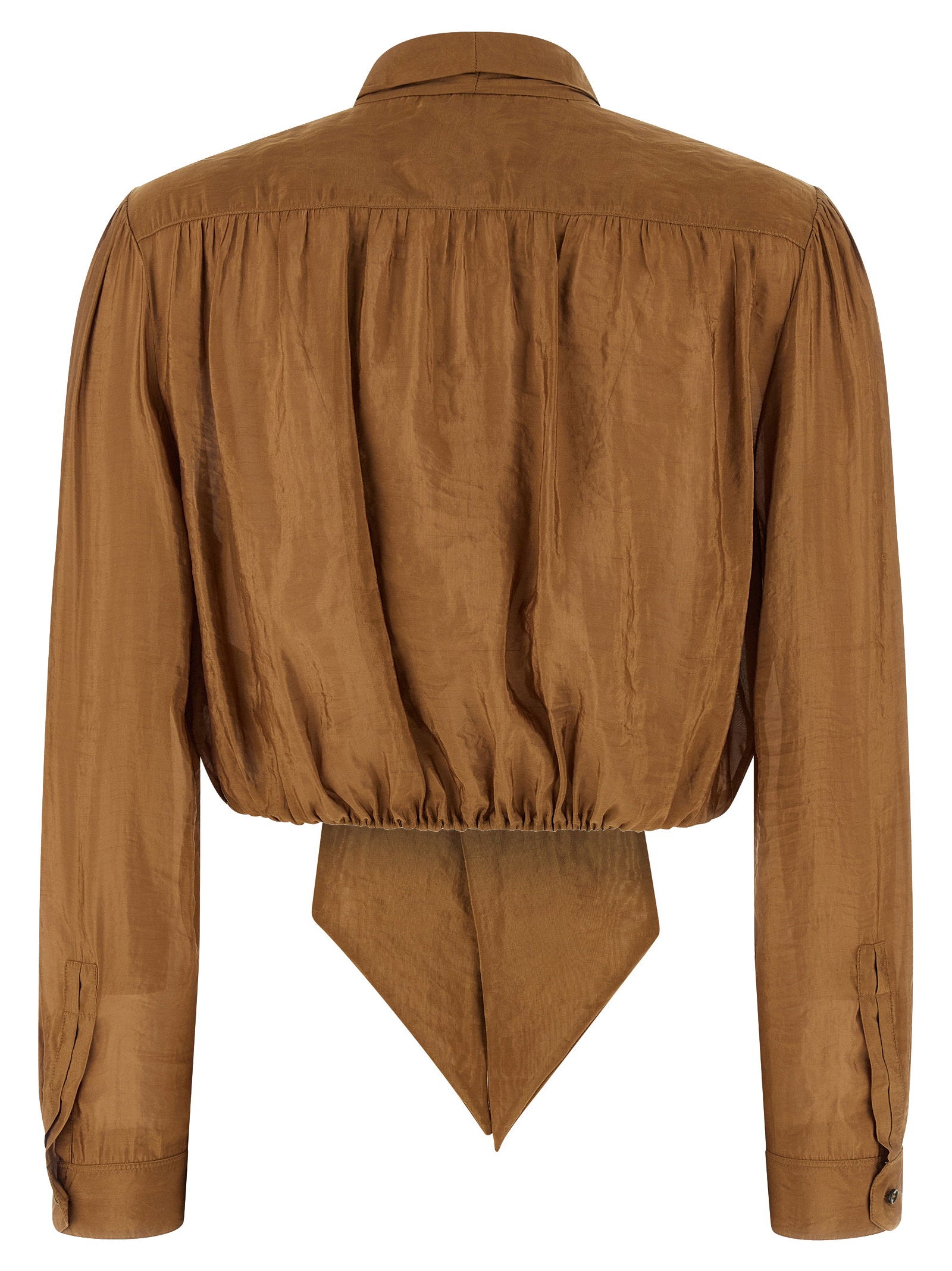 Saint Laurent Saint Laurent Lavallière Neck Blouse
