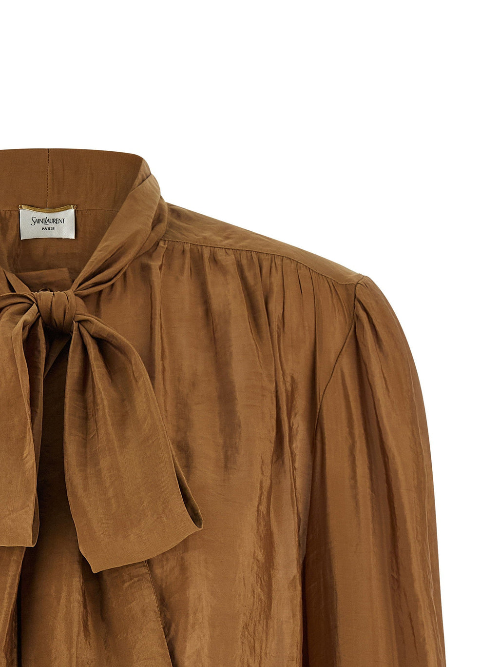 Saint Laurent Saint Laurent Lavallière Neck Blouse
