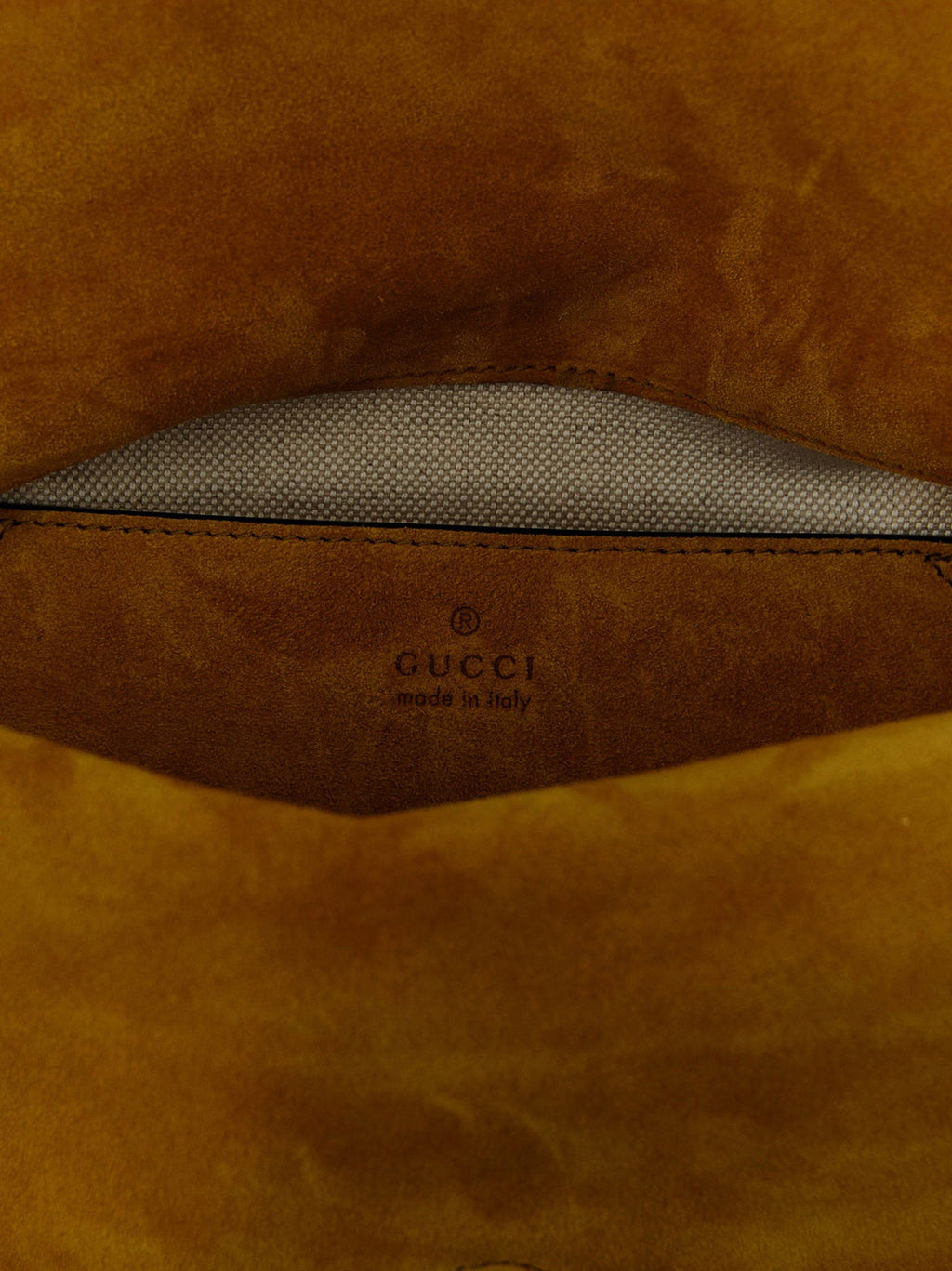 Gucci Gucci Gg Medium Suede Shoulder Bag